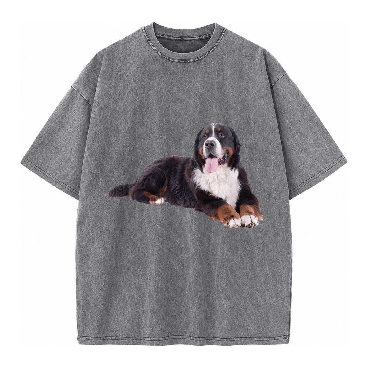 Bernese Mountain Dog Vintage T-shirt – Grey