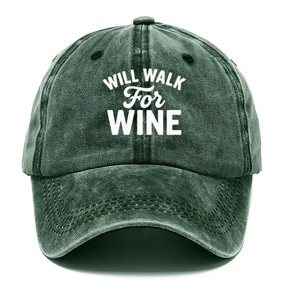 will walk for wine Hat