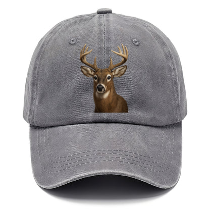 deer portrait design Hat
