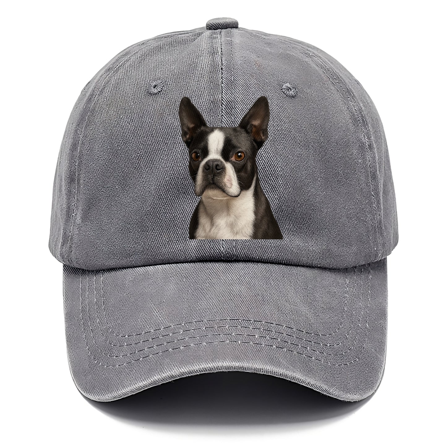 boston terrier portrait design Hat