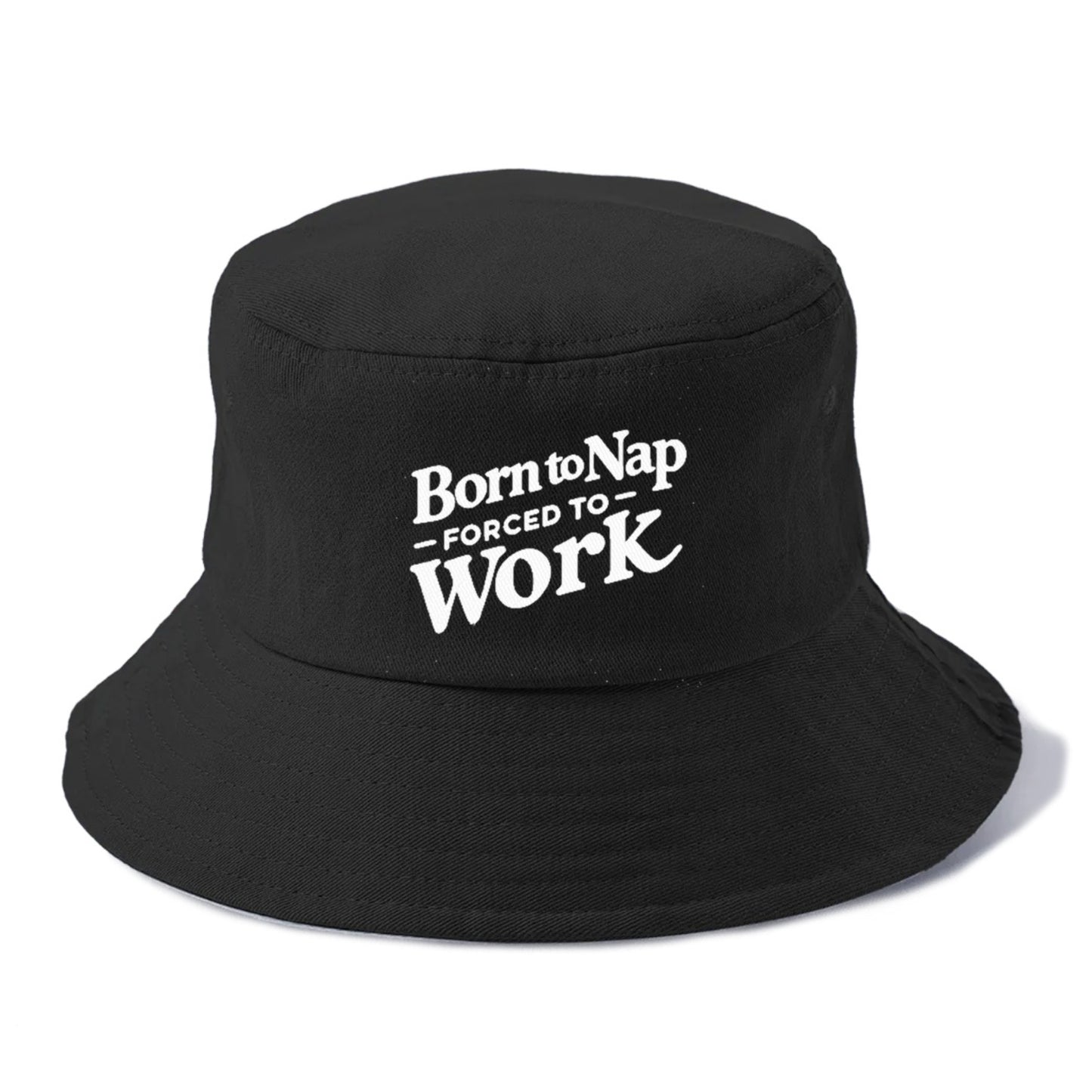 born to nap forced to work Hat
