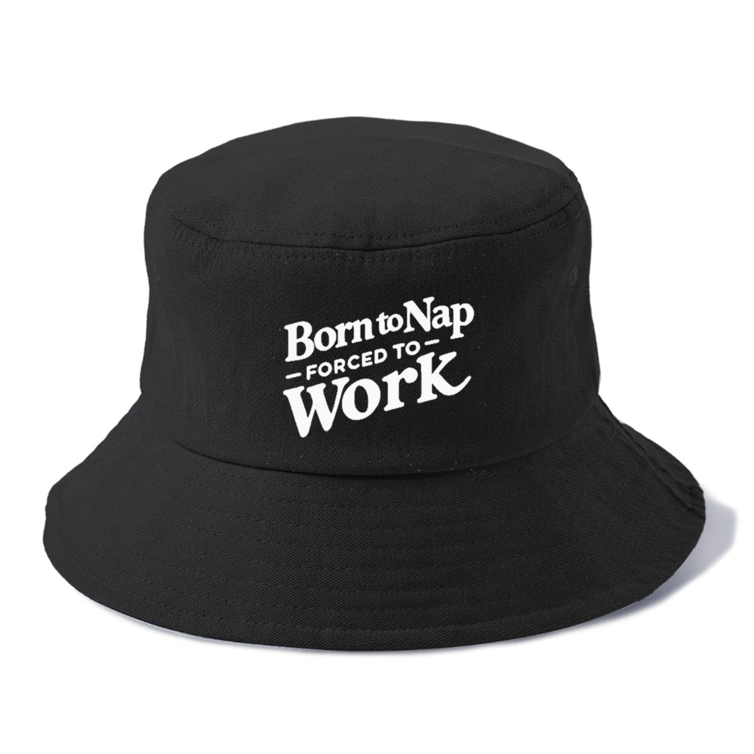 born to nap forced to work Hat