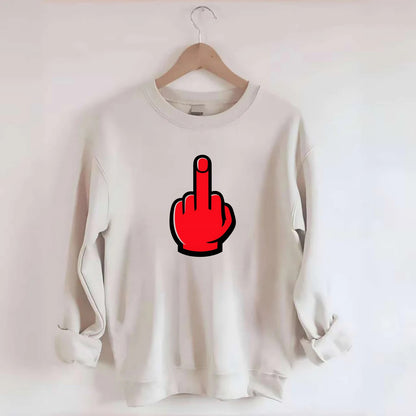 Bold Defiance Icon - Crewneck Sweatshirt - biege