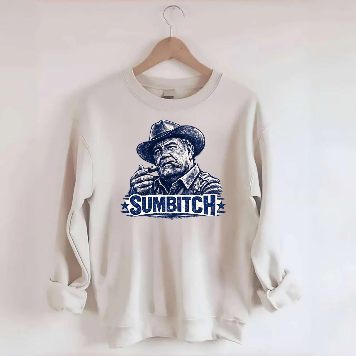 Sumbitch - Crewneck Sweatshirt - biege