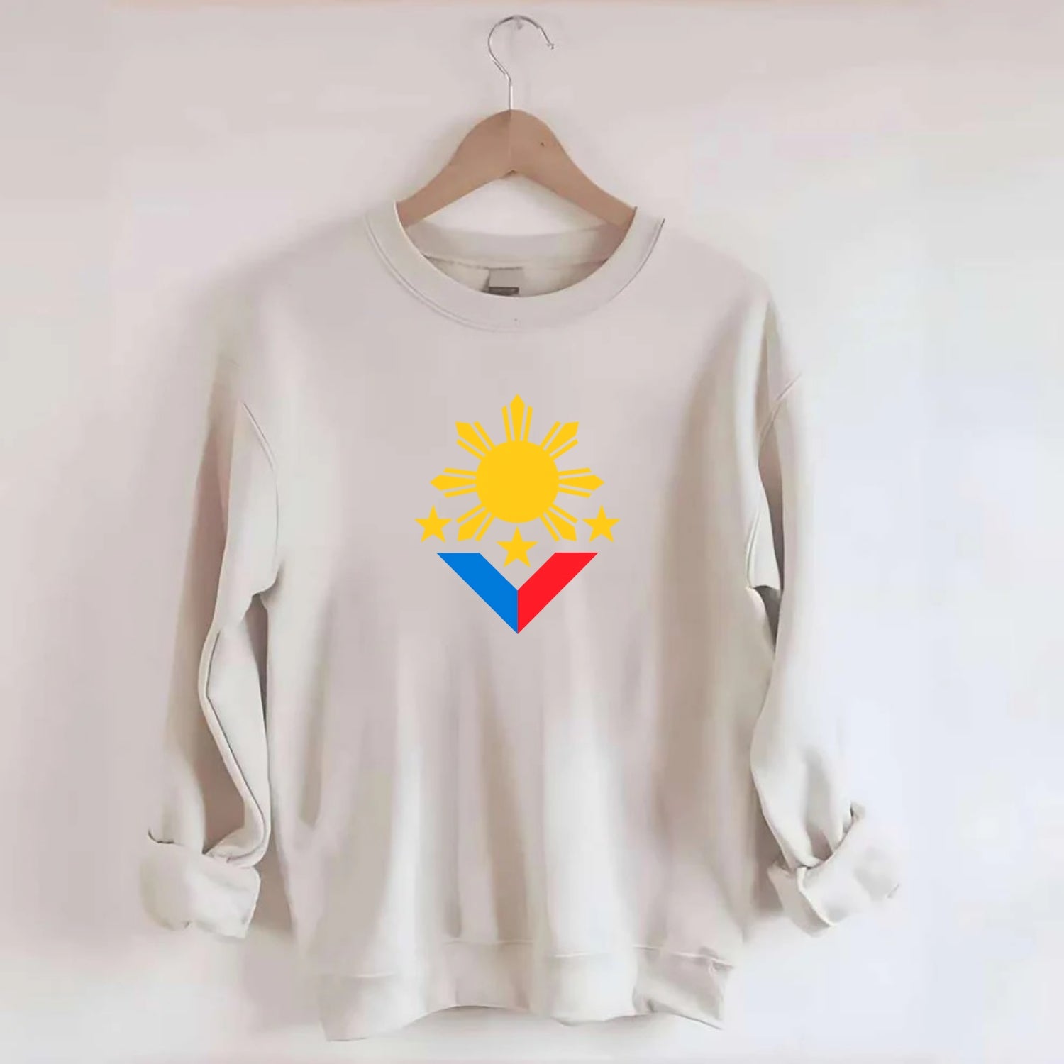 Sun Of Three - Crewneck Sweatshirt - biege
