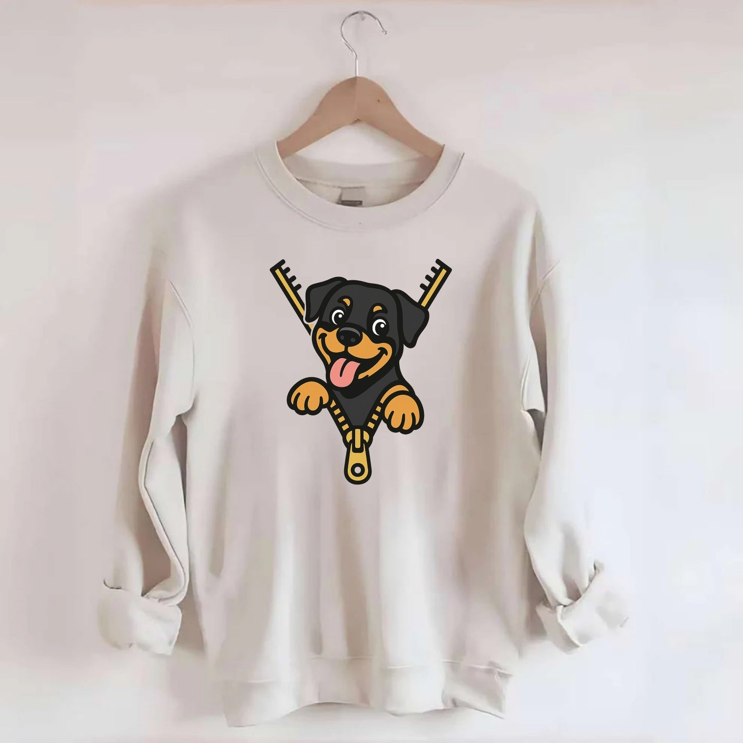 Rottweiler - Crewneck Sweatshirt - biege