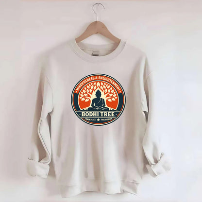 Zen Harmony Emblem - Crewneck Sweatshirt - biege
