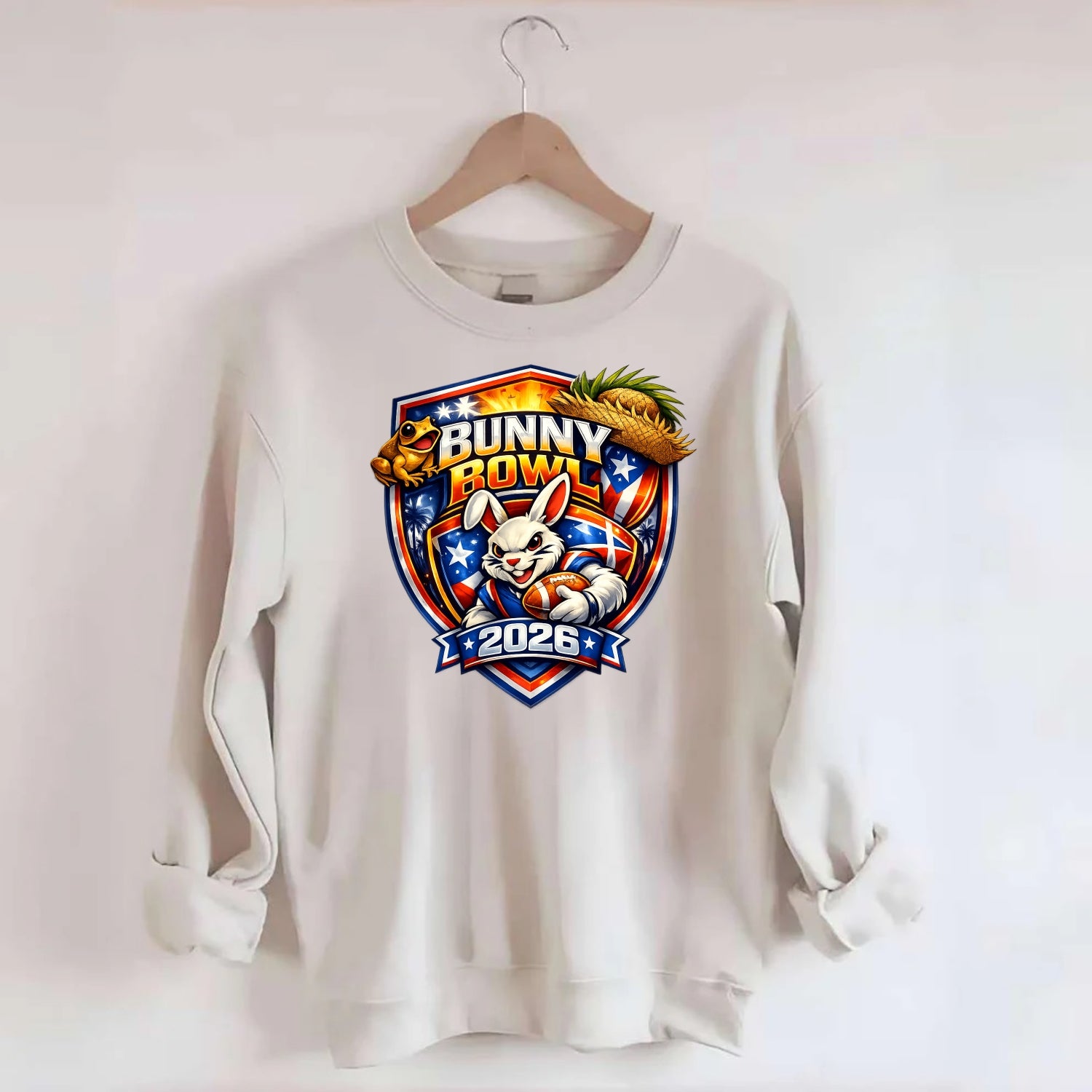 Bunny Bowl 2026 - Crewneck Sweatshirt - biege