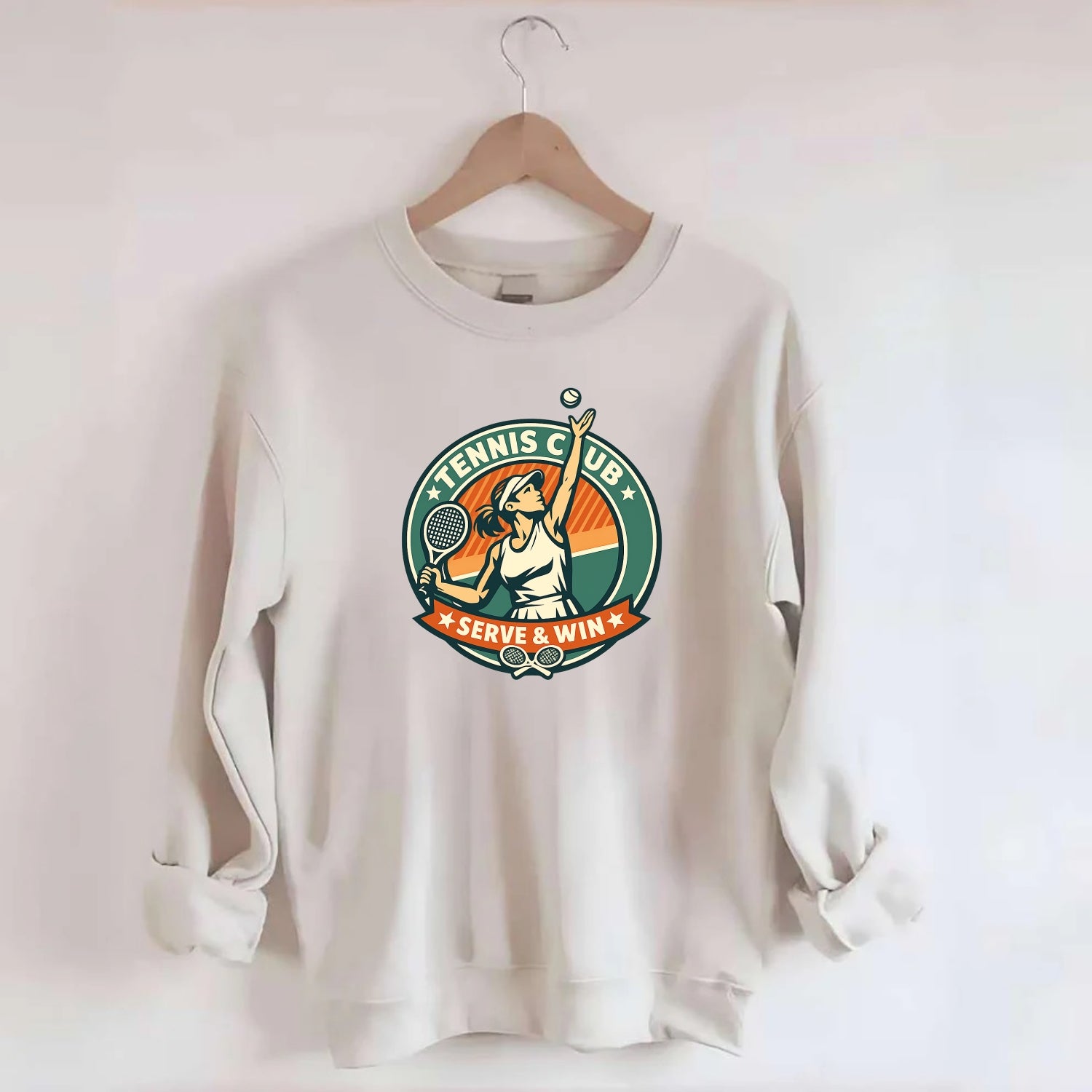 Ace in Motion - Crewneck Sweatshirt - biege