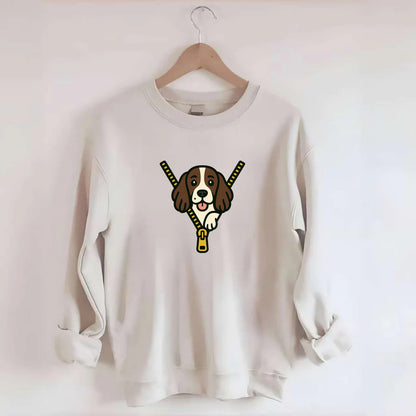 English Springer Spaniel - Crewneck Sweatshirt - biege