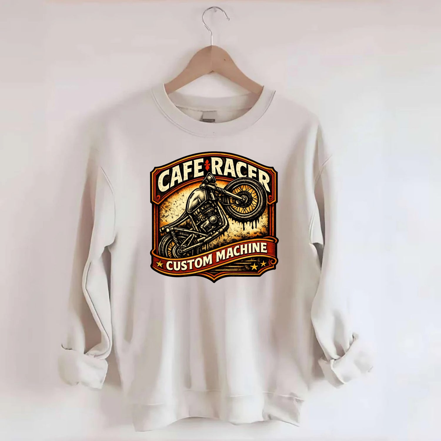 Cafe Racer - Crewneck Sweatshirt - biege