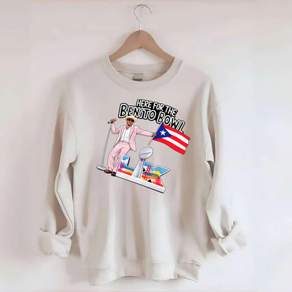 Here For The Bento Bowl - Crewneck Sweatshirt - biege