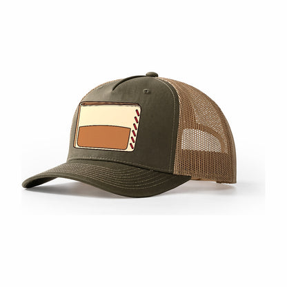 Bifold Wallet Study Leathercraft Trucker Hat – Olive Khaki