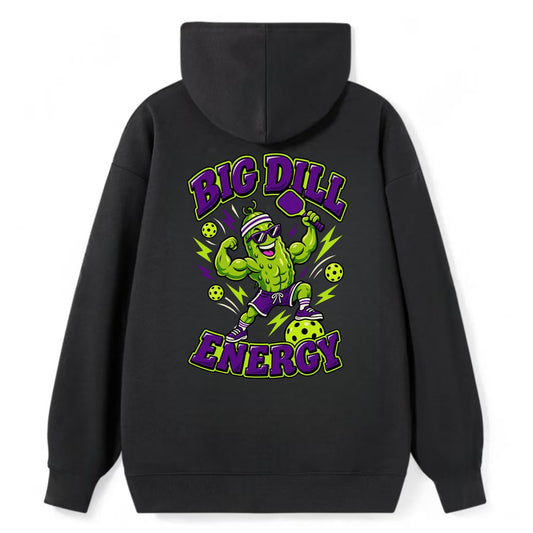 Big Dill Energy Pickleball Life Classic Pullover Hoodie – Black
