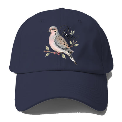 Peaceful Mourning Dove Baseball Cap