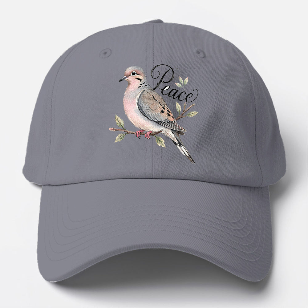 Peaceful Mourning Dove Baseball Cap