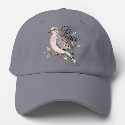 Peaceful Mourning Dove Baseball Cap