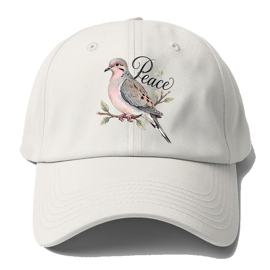 Peaceful Mourning Dove Baseball Cap