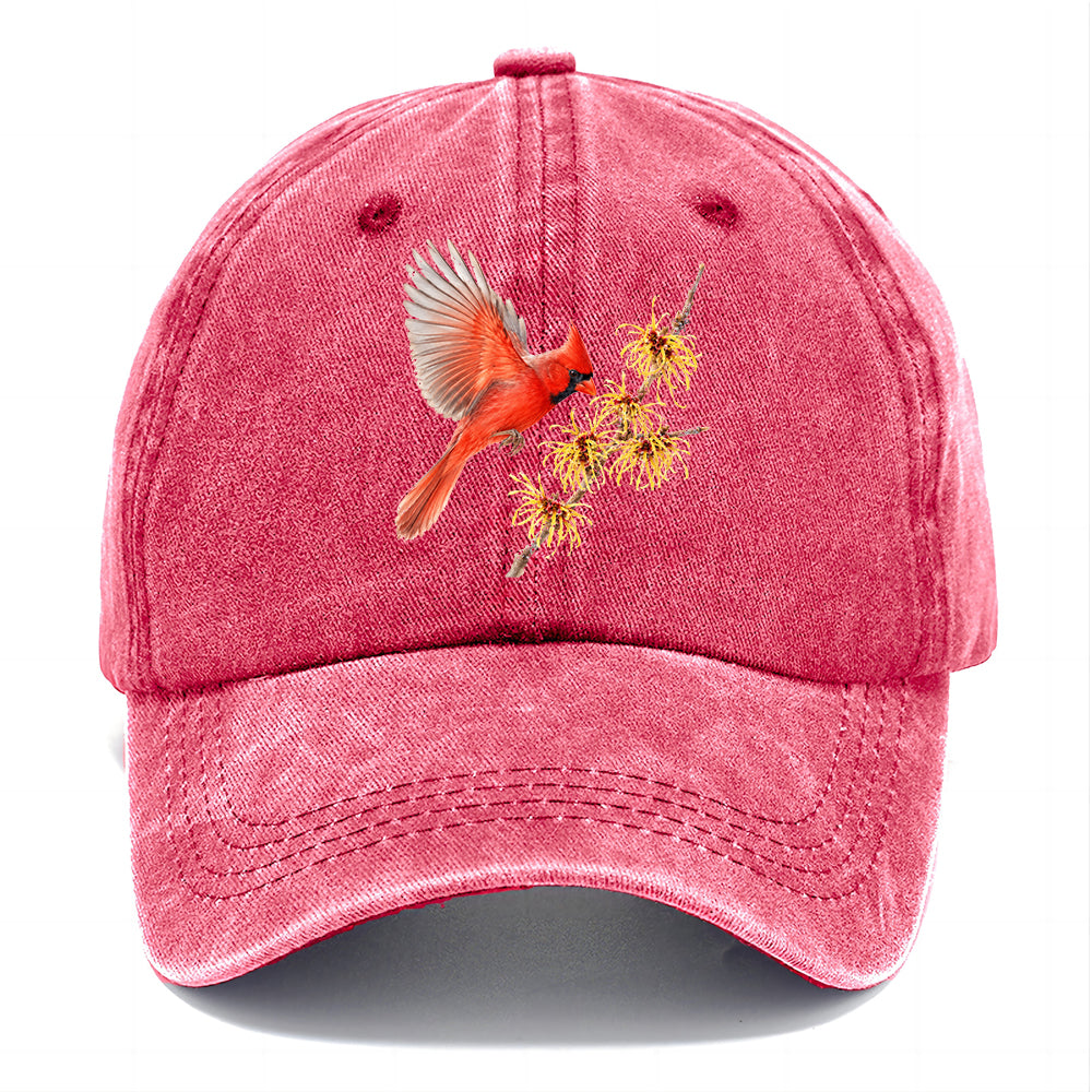 Red Cardinal Bloom Classic Cap