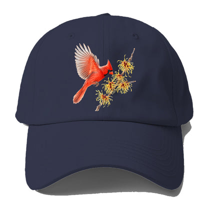 Red Cardinal Bloom Baseball Cap
