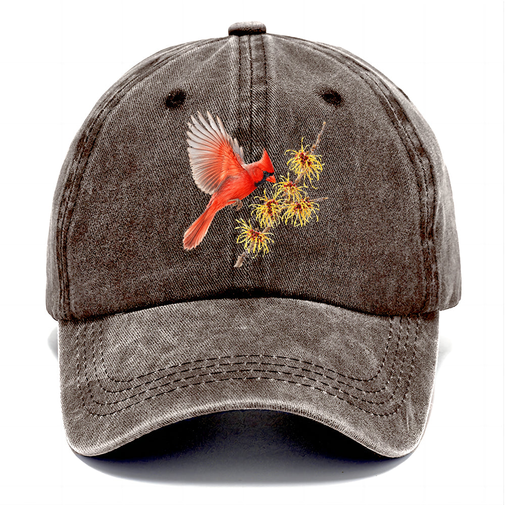 Red Cardinal Bloom Classic Cap