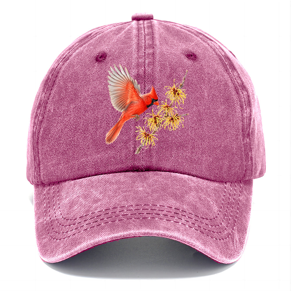 Red Cardinal Bloom Classic Cap