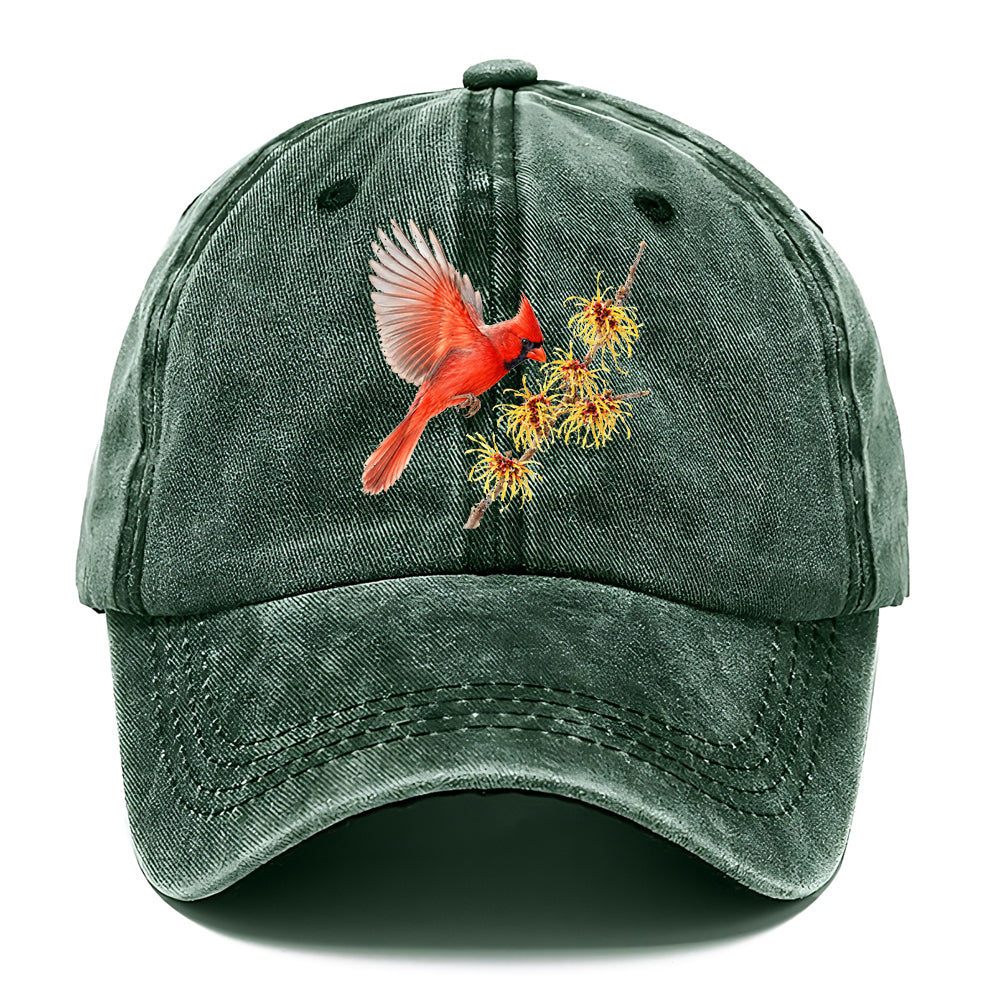Red Cardinal Bloom Classic Cap