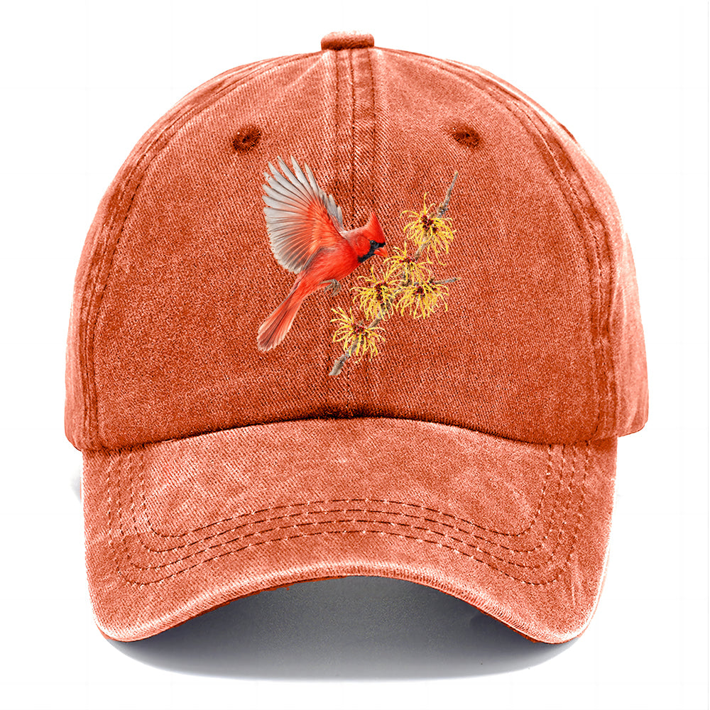 Red Cardinal Bloom Classic Cap