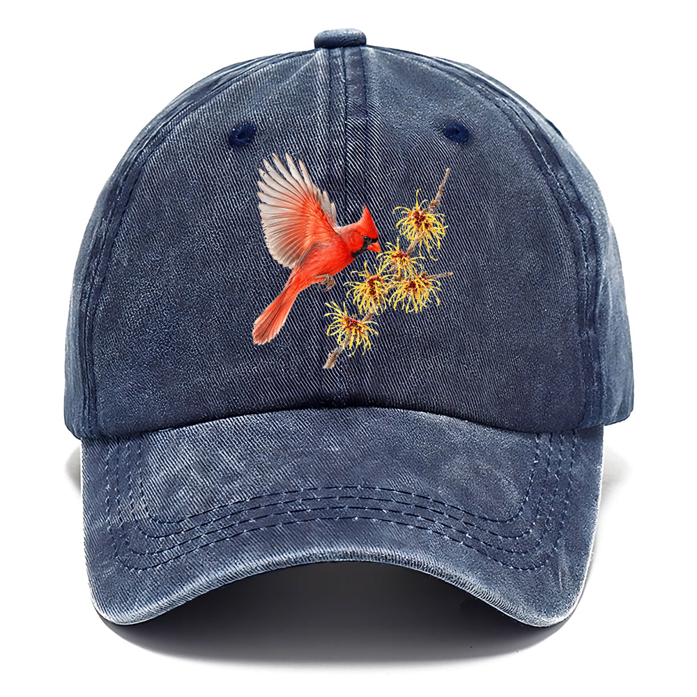 Red Cardinal Bloom Classic Cap