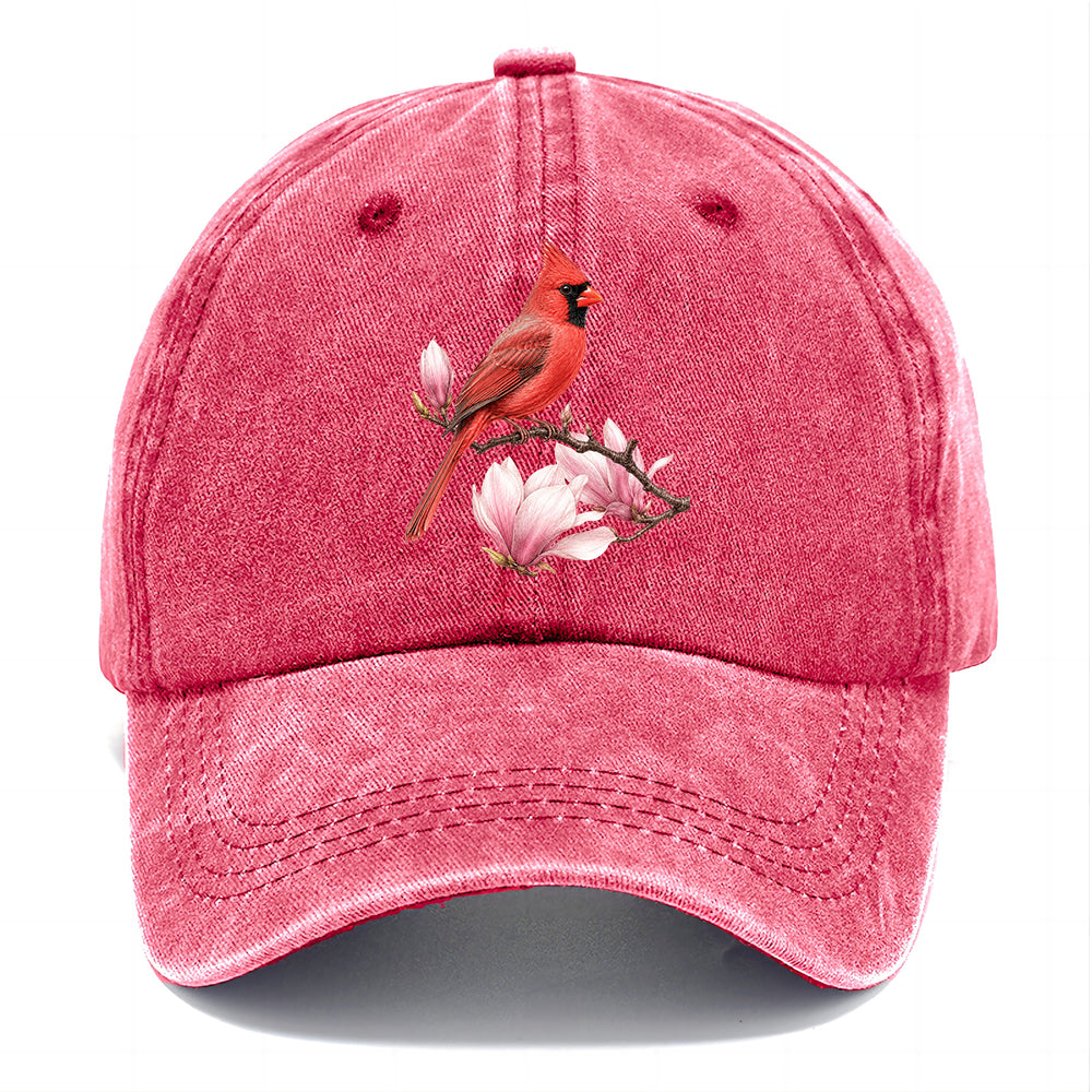 Cardinal Magnolia Branch Classic Cap