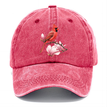 Cardinal Magnolia Branch Classic Cap