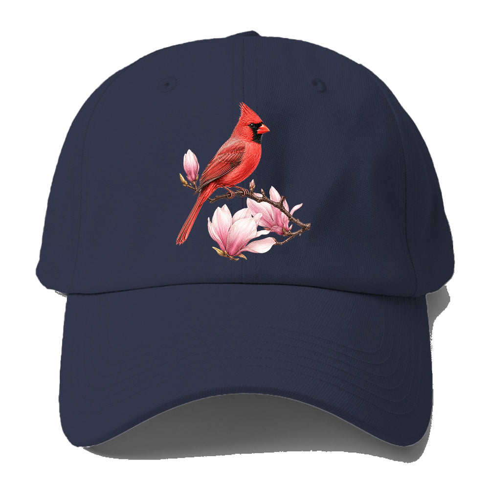 Cardinal Magnolia Branch Baseball Cap