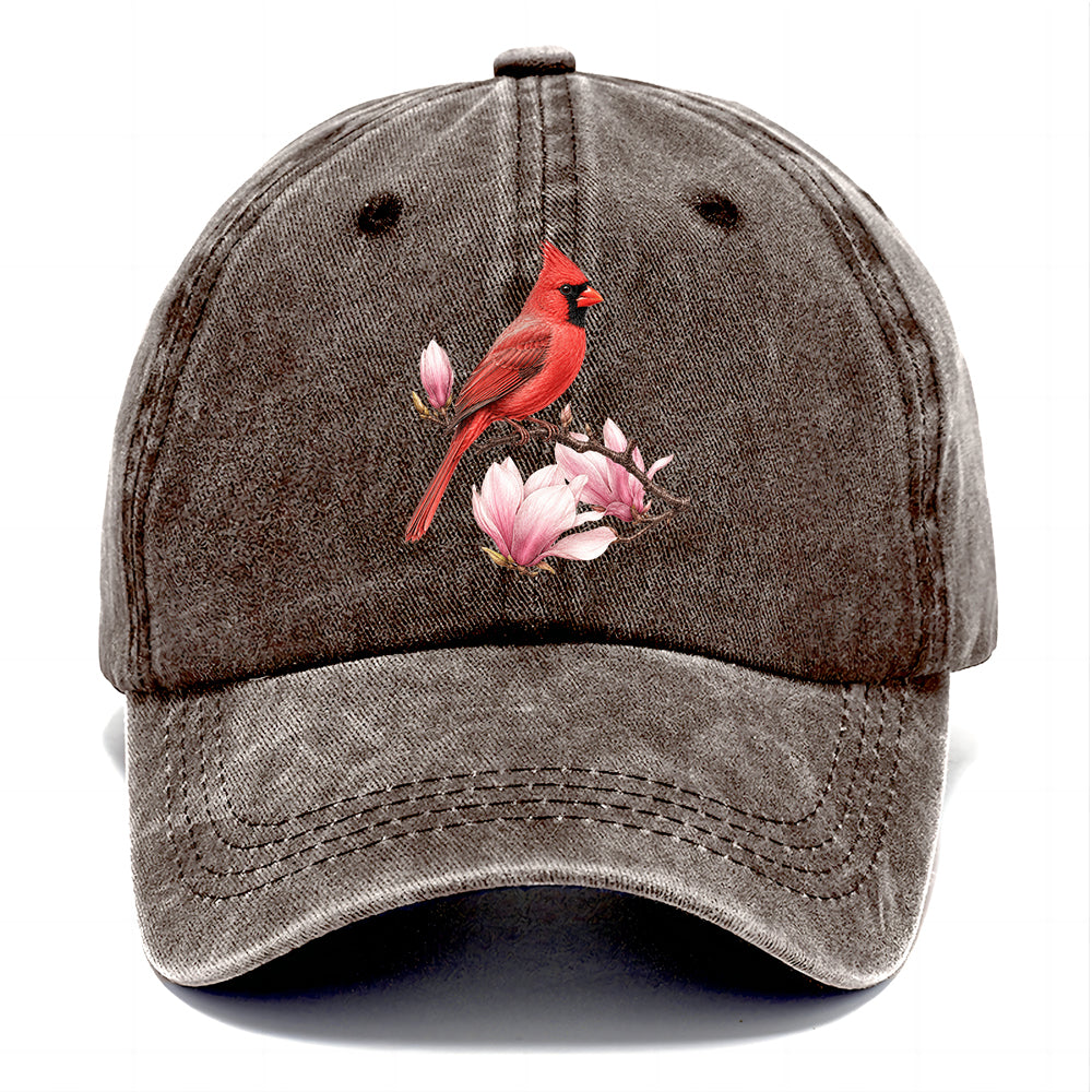 Cardinal Magnolia Branch Classic Cap