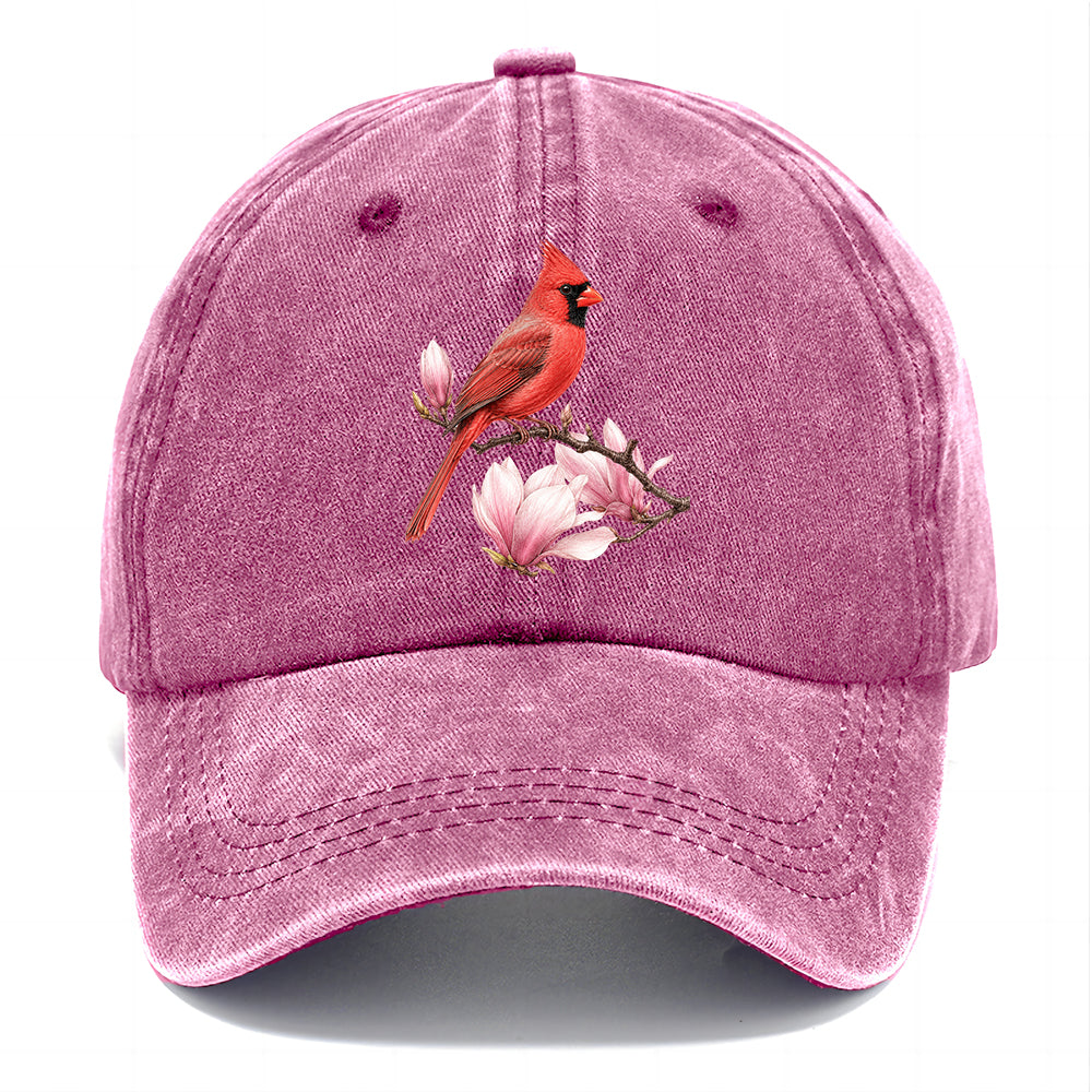 Cardinal Magnolia Branch Classic Cap
