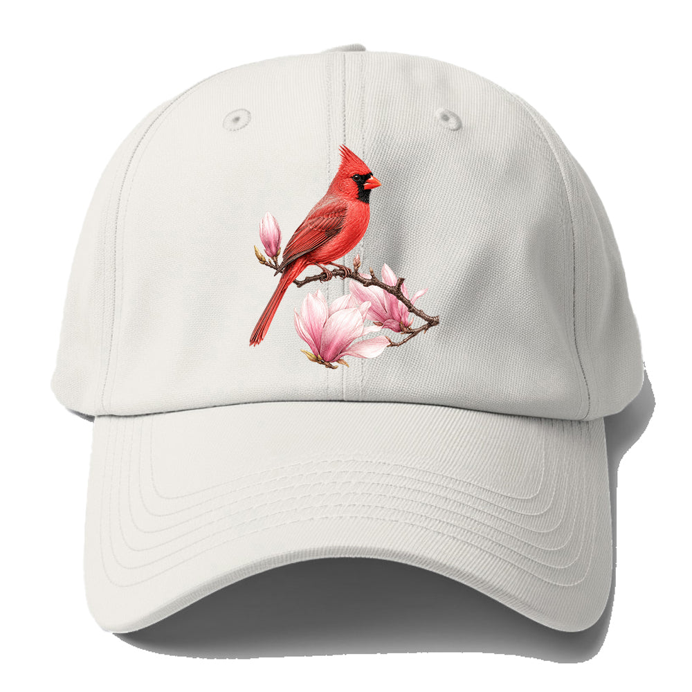 Cardinal Magnolia Branch Baseball Cap