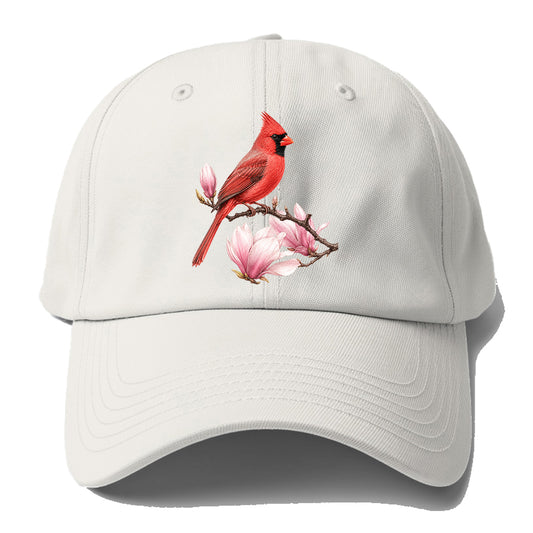 Cardinal Magnolia Branch Baseball Cap