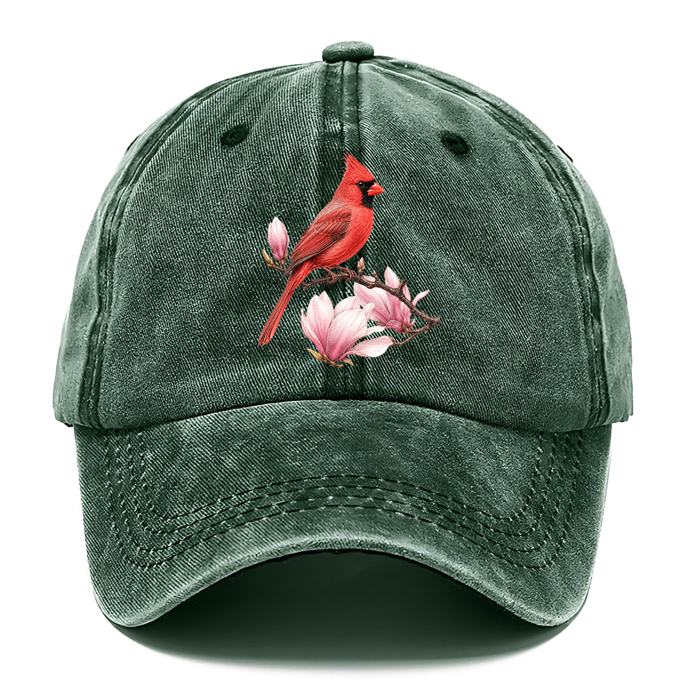 Cardinal Magnolia Branch Classic Cap
