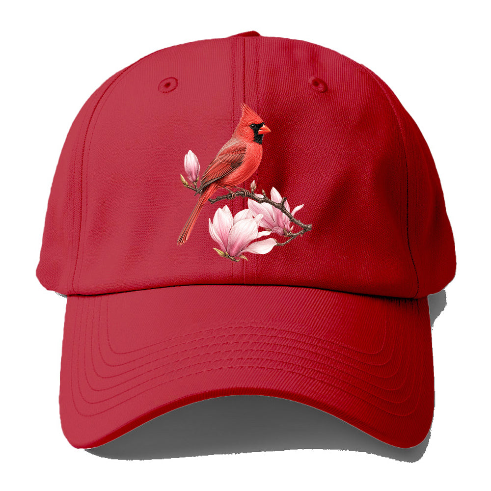 Cardinal Magnolia Branch Baseball Cap