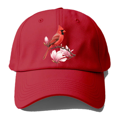 Cardinal Magnolia Branch Baseball Cap