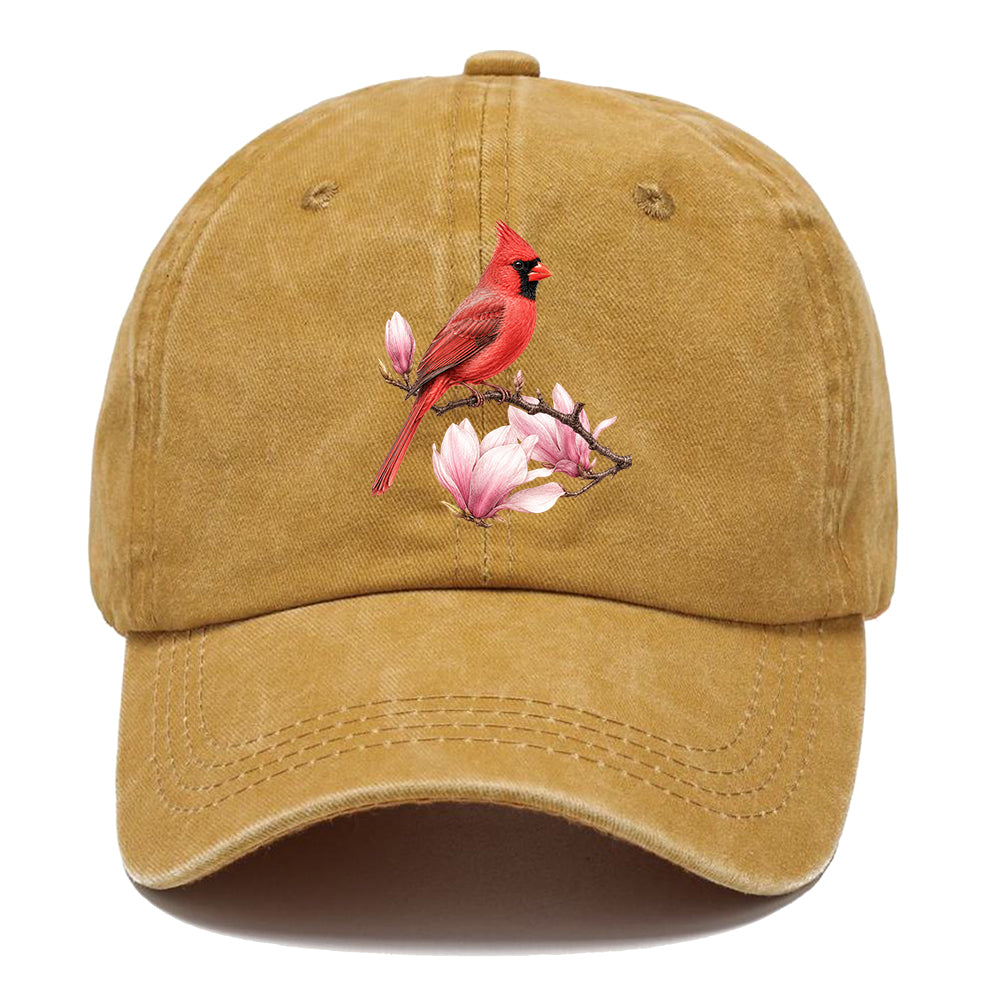 Cardinal Magnolia Branch Classic Cap
