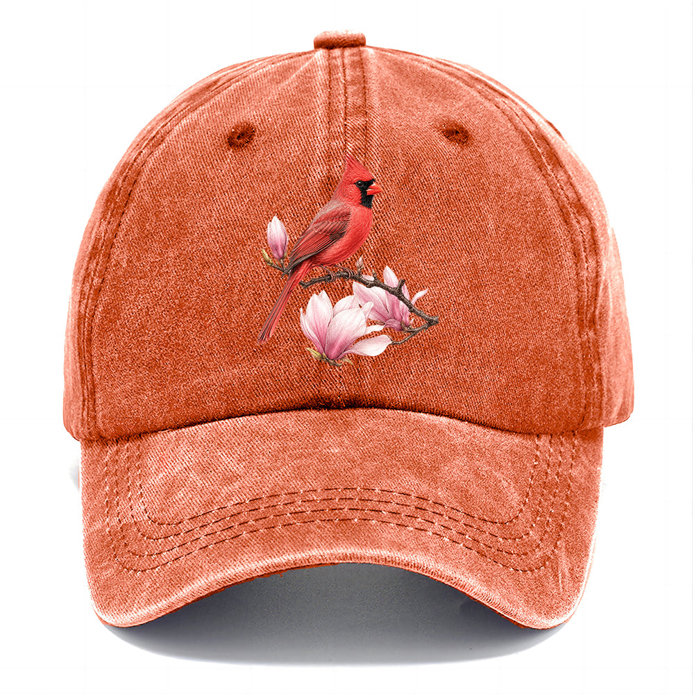 Cardinal Magnolia Branch Classic Cap