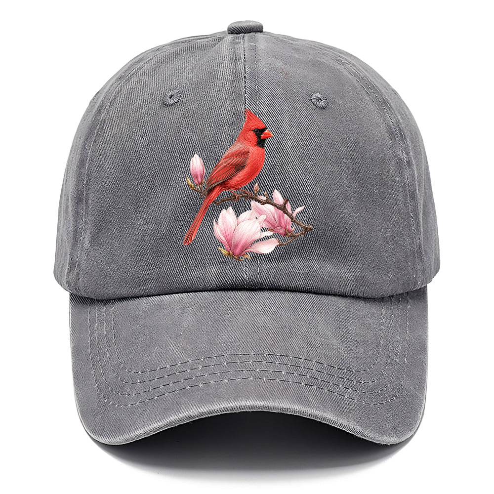 Cardinal Magnolia Branch Classic Cap