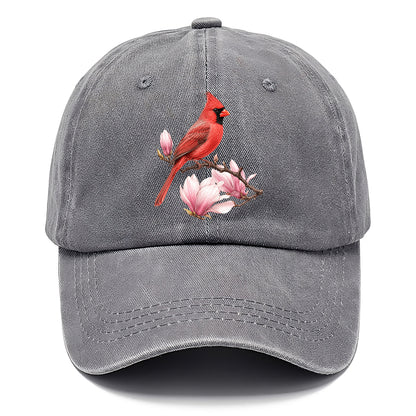 Cardinal Magnolia Branch Classic Cap