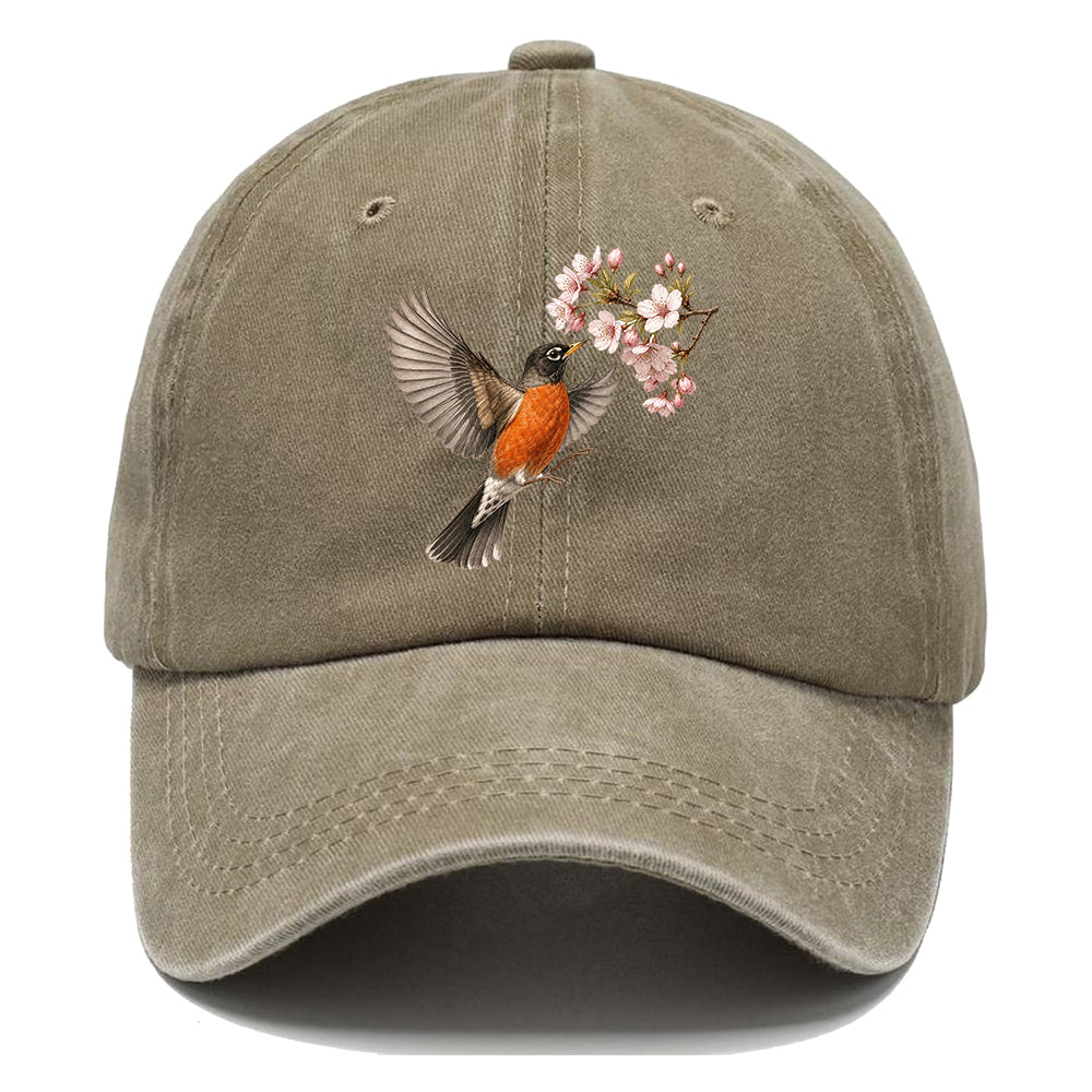 Robin Cherry Blossom Classic Cap
