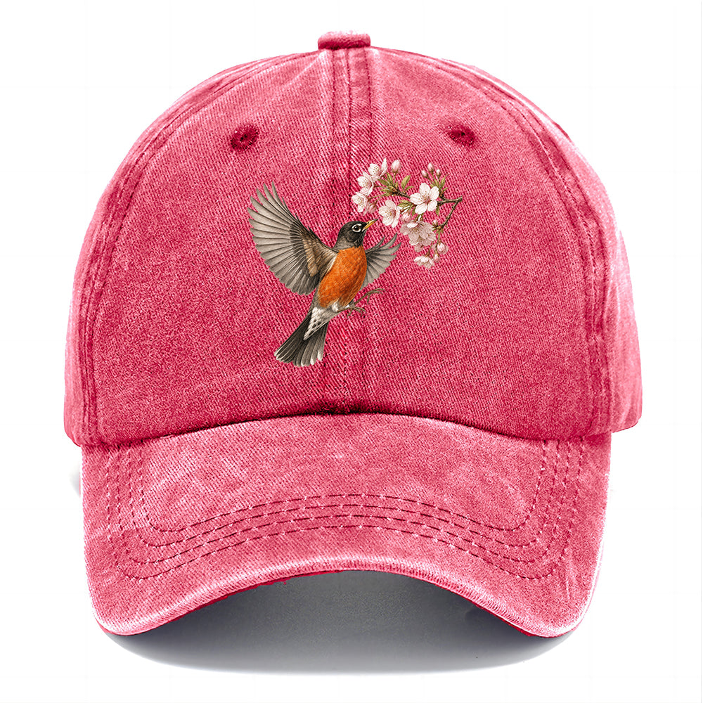 Robin Cherry Blossom Classic Cap