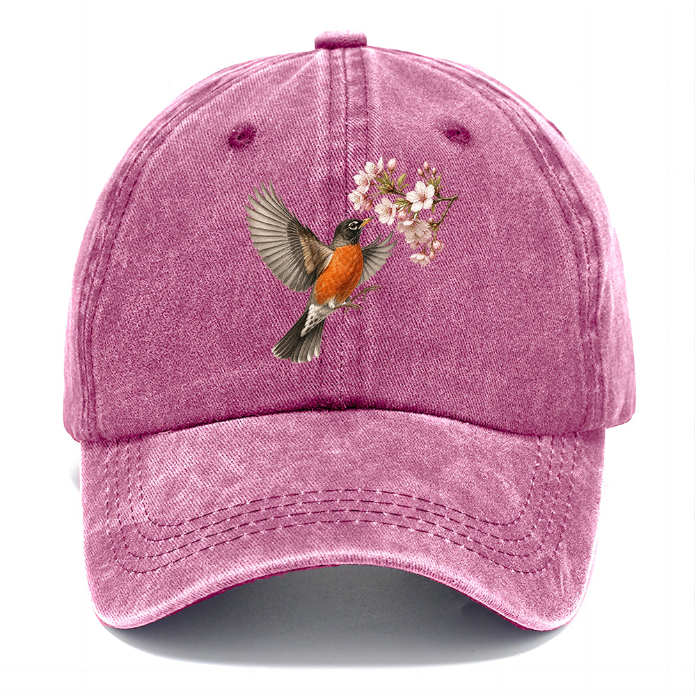 Robin Cherry Blossom Classic Cap