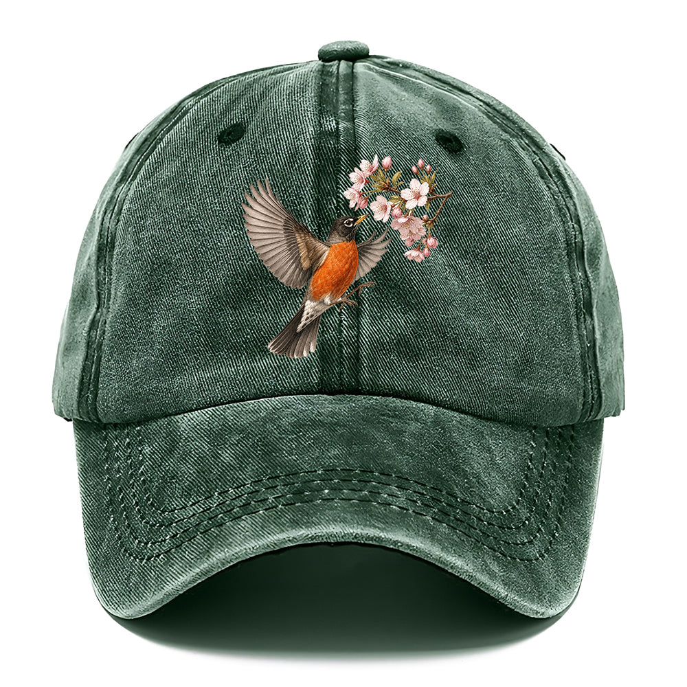 Robin Cherry Blossom Classic Cap