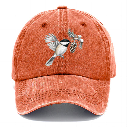 Chickadee Snow Pine Classic Cap