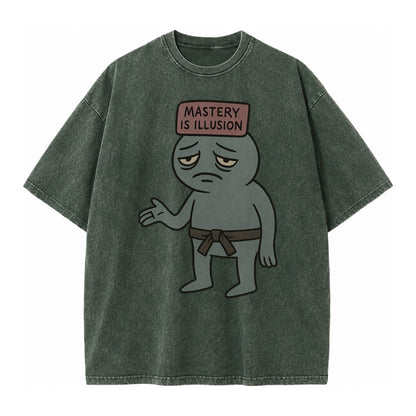 Black Pug Charming Companion Vintage T-shirt – Forest Mist(Green)
