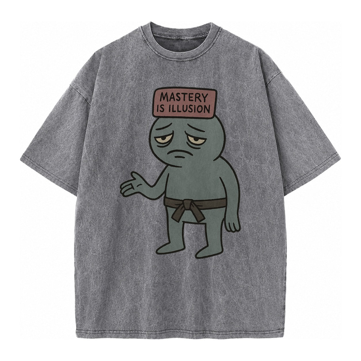 Black Pug Charming Companion Vintage T-shirt – Grey